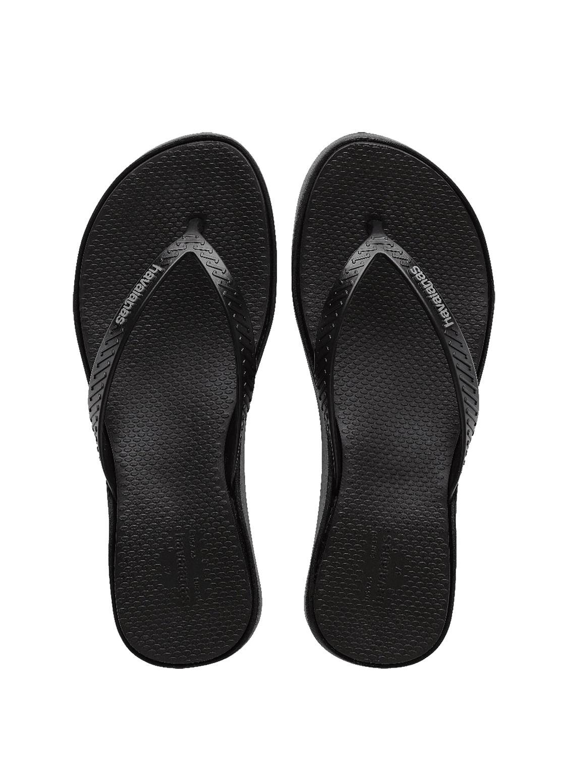 Havaianas High Platform Flip Flops With Wedge Black Buy At Outlet Prices