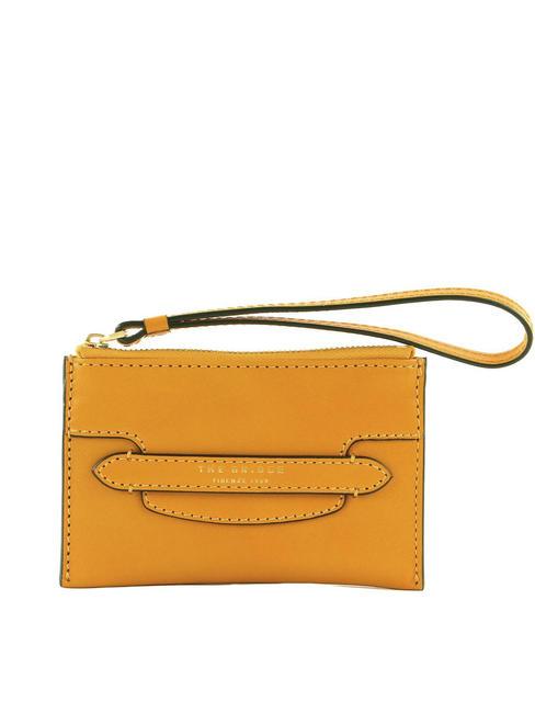 THE BRIDGE LUCREZIA  Leather pouch corn yellow abb. gold - Women’s Bags