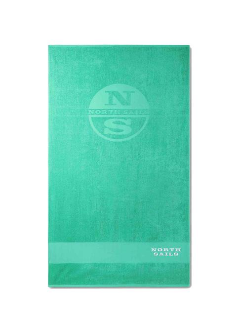 NORTH SAILS MAXI LOGO Cotton beach towel green garden - Travel Accessories